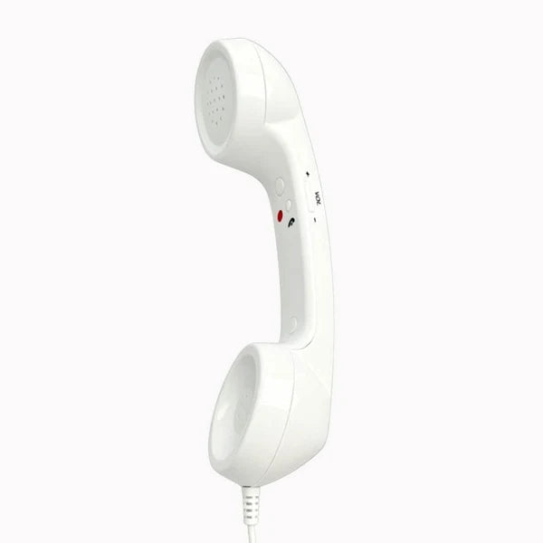 Retro Telephone Handset Earphone with Adjustable Volume