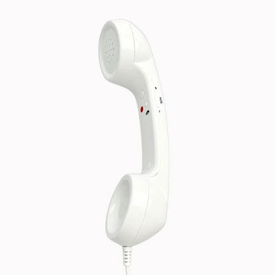 Retro Telephone Handset Earphone with Adjustable Volume