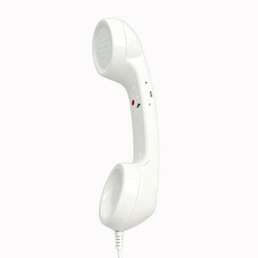 Retro Telephone Handset Earphone with Adjustable Volume