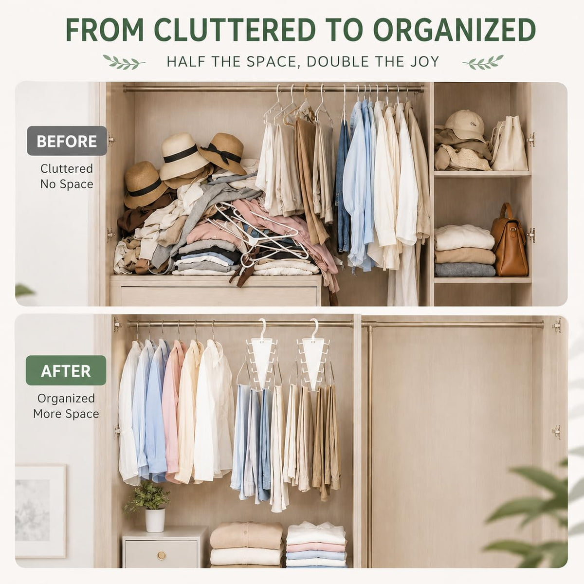 12 Hooks Space Saving Closet Hanger Organizer