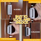 GearFinch® Home Security Door Lock With 4 Screws Eu