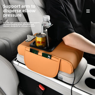 Car Armrest Storage Organizer with Charging