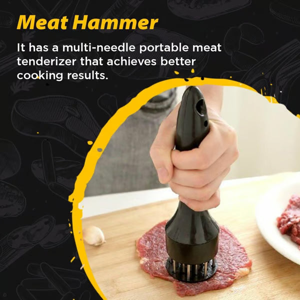 21 Needle Blades Stainless Steel Meat Tenderizer