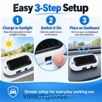 Compact Solar Anti-Theft LED Flashing Lamp