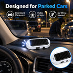 Compact Solar Anti-Theft LED Flashing Lamp