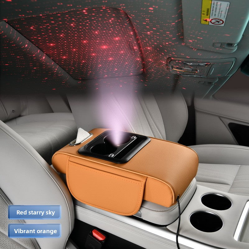 Car Armrest Storage Organizer with Charging