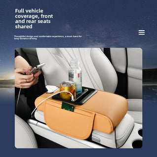 Car Armrest Storage Organizer with Charging