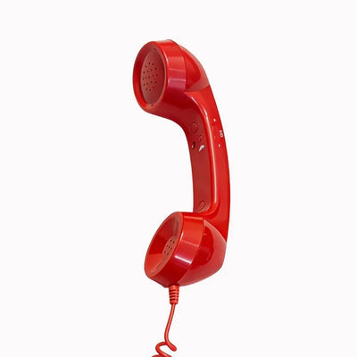 Retro Telephone Handset Earphone with Adjustable Volume