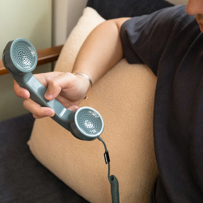 Retro Telephone Handset Earphone with Adjustable Volume