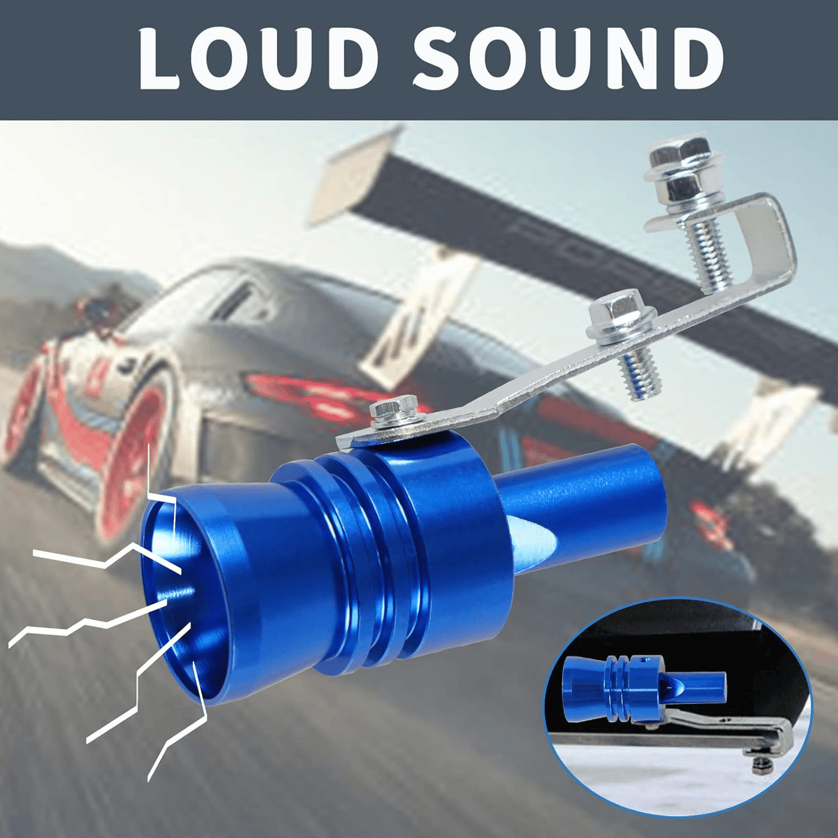 Turbo Sound Whistle Muffler Exhaust