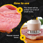 21 Needle Blades Stainless Steel Meat Tenderizer