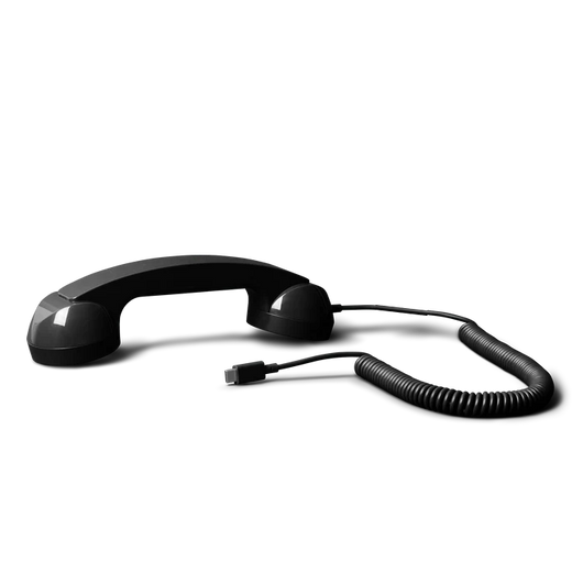 Retro Telephone Handset Earphone with Adjustable Volume