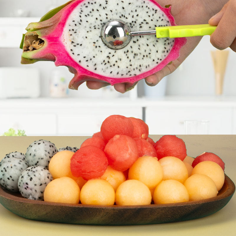 🥝3-in-1 Stainless Steel Melon Baller Scoop Tool Kit🥝
