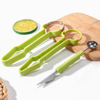 🥝3-in-1 Stainless Steel Melon Baller Scoop Tool Kit🥝