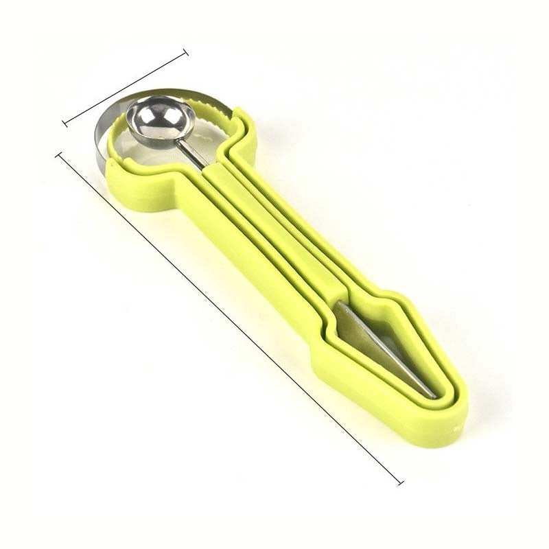 🥝3-in-1 Stainless Steel Melon Baller Scoop Tool Kit🥝